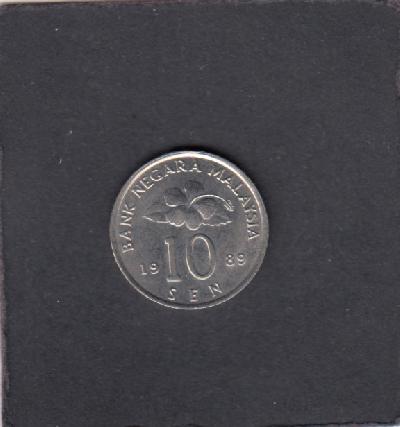 Beschrijving: 10 Sen FLOWER